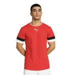 PUMA erkek tişörtü, PUMA Red-Puma Siyah-Puma Beyaz, XXL