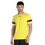 PUMA erkek tişörtü, siber sarı-puma, siyah-beyaz, XL