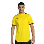PUMA erkek tişörtü, siber sarı-puma siyah, XXL