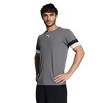 PUMA erkek tişörtü, Smoked Pearl-Puma Siyah-Puma Beyaz, M