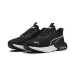 PUMA Erkek Twitch Runner Trail Trail Koşu Spor Ayakkabı - Mavi, Puma Siyah PUMA Beyaz, 9 Women/7.5 Men