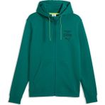 Puma Erkek Yeşil Puma Amf1 Essential Hooded Jacket Yeşil Erkek Eşofman Üst - XL