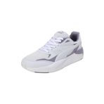 PUMA Erkek/Üniseks X-Ray Speed-Feather Gri-Gümüş Sis Soluk Erik Düşük Bot 40