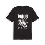 PUMA Erkek/Unisex GRAPHICS Sneaker Tee-PUMA Black Tees M
