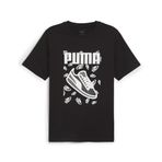 PUMA Erkek/Unisex GRAPHICS Sneaker Tee-PUMA Black Tees XL