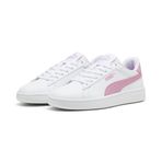 PUMA Erkek/Unisex Puma Smash 3.0 NightkeeperJr-PUMA White-Mauved Out Low Boot 36