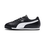 PUMA Erkek/Unisex Roma Basic-black-white-puma silver Low Boot 45