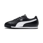 PUMA Erkek/Unisex Roma Basic-black-white-puma silver Low Boot 46