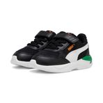 PUMA Erkek/Unisex X-Ray Speed Lite AC+ Inf-PUMA Black-PUMA White-Pumpkin Pie Low Boot 27