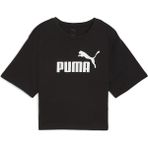 Puma Ess Cropped No. 1 Logo Tee Kadın Kısa Kollu Tişört 68497201 - XS - Siyah