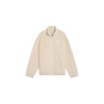 Puma Ess Elevated Half-Zip Crew Kadın Krem Sweatshirt