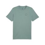 PUMA ESS ELEVATED Tee Erkek/Unisex Tişört, Green Moon, XS