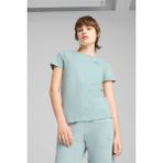 Puma ESS ELEVATED Tee Mint Kadın Kısa Kol T-Shirt - XS - Yeşil