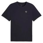 PUMA ESS ELEVATED Tee TK M Erkek T-shirt, New Navy, L