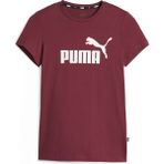 Puma Ess Logo Kadın Tişört 58677530 - Bordo - XS