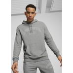 Puma Ess Logo Lab Erkek Gri Kapüşonlu Sweatshirt