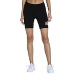Puma Ess Logo Short Leggings Kadın Tayt, Puma Black, XS