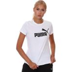 Puma ESS Logo Tee Beyaz Siyah Kadın T-shirt