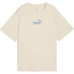 Puma ESS NATURE 2.0 Relaxed Te Krem Kadın Kısa Kol T-Shirt - Bej