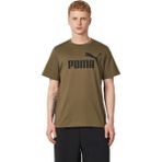 Puma Ess No. 1 Erkek Tişört - Haki - 2XL