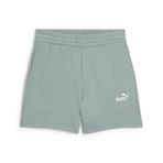 PUMA ESS No. 1 Logo Shorts Kadın Şort, Green Moon, XS