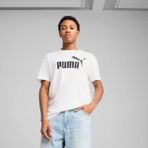 Puma Ess No. 1 Logo Tee Erkek Regular Fit Baskılı Beyaz T-Shirt 68253202 - XL