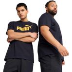 Puma Ess No. 1 Logo Tee Erkek Regular Fit Baskılı T-Shirt 68253316 - Siyah
