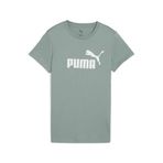 PUMA ESS No. 1 Logo Tee Kadın Tişört, Green Moon, S