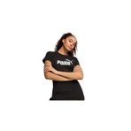 Puma Ess No. 1 Logo Tee Siyah Kadın T-Shirt 682370-01