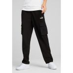 Puma ESS No. 1 Logo Woven Carg Siyah Kadın Eşofman Altı - XS