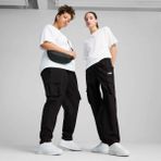 Puma ESS No. 1 Logo Woven Carg Siyah Kadın Eşofman Altı