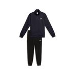 PUMA ESS Poly Suit Üniseks Yetişkin Eşofman Takımı, New Navy, XS