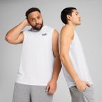 Puma Ess Sleeveless Erkek Tişört - Beyaz