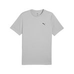 PUMA ESS Small Logo Poly Tee Erkek/Unisex Tişört, Cool Light Gray, XS