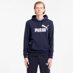 Puma Essential Big Logo Erkek Lacivert Kapüşonlu Sweatshirt