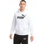 Puma Essential Big Logo Gri Erkek Sweatshirt - 2XL - Beyaz