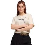 Puma Essential Graphic Animal Kadın Bej Günlük Stil T-Shirt 69182187 - XS