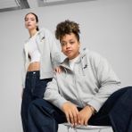 Puma Essentials Comfort Kadın Gri Kapüşonlu Ceket S Rahat Kesim ile Günlük Kullanım için