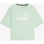 Puma Essentials Cropped Logo Kadın Beyaz T-Shirt.88 - 88-Beyaz - 2XS