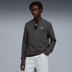 Puma Essentials Elevated Crew Erkek Gri Bisiklet Yaka Sweatshirt, L