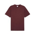 PUMA ESSENTIALS Elevated Erkek Geniş Kesim Tişört, Ruby Shimmer, M