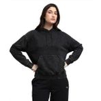 PUMA ESSENTIALS Elevated Kadın Geniş Kesim Kapüşonlu SWEATSHIRT, PUMA Black, L