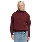 PUMA ESSENTIALS Elevated Kadın Geniş Kesim Kapüşonlu SWEATSHIRT, Ruby Shimmer, XS