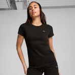 Puma Essentials Elevated Kadın Siyah Tişört (690894-01) - XS