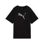 Puma Essentials Graphic Kadın Siyah Tişört (691821-01)