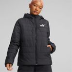 Puma Essentials Kadın Kapüşonlu Siyah Şişme Mont S Kesim Kalıbı ile Modern Tasarım