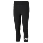 Puma Essentials Logo 3/4 Women's Leggings Kadın Tayt, Puma Black, M