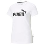 Puma Essentials Logo Beyaz Kadın T-shirt