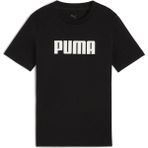 Puma Essentıals Logo Genç Tişört Erkekler için Şık Tasarım ve Nefes Alabilir Kumaş ile Spor Kombin - Puma Black