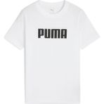 Puma Essentıals Logo Genç Tişört Erkekler İçin Şık ve Nefes Alabilir Yazlık Moda - 11 - 12 Yaş - Puma White